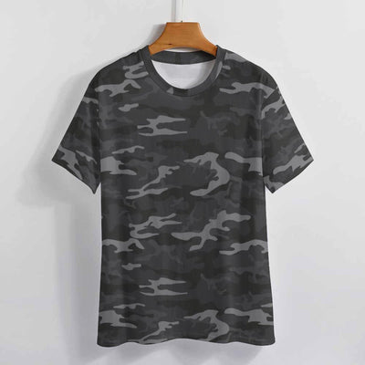 Dark Gray Camouflage T-Shirt
