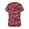 Red Camouflage Women's T-Shirt