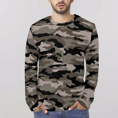 Woodland Camouflage Long Sleeve Shirt