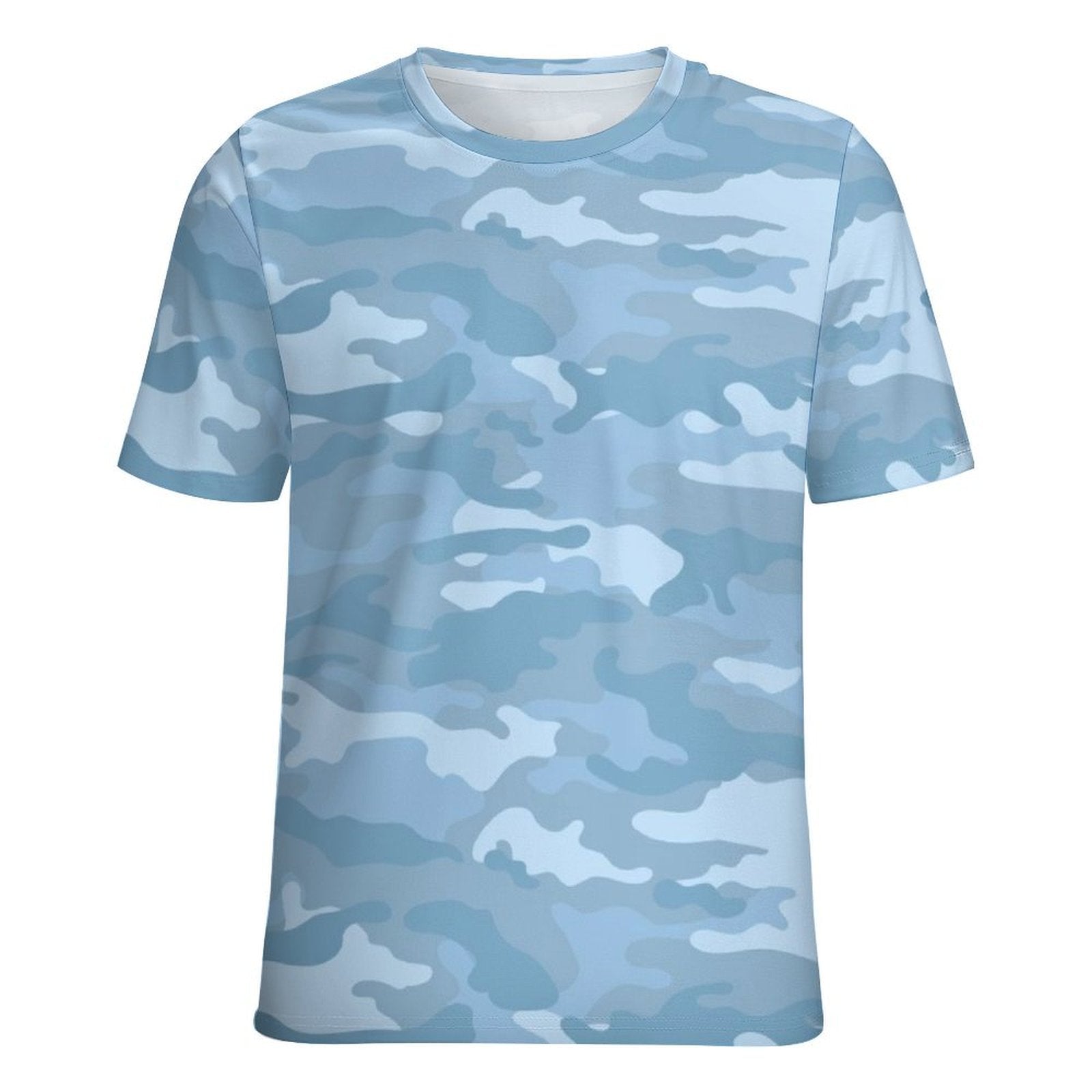 Light Blue Camouflage Men's T-Shirt