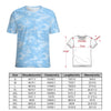 Light Blue Camouflage Men's T-Shirt