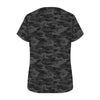 Dark Gray Camouflage Women's T-Shirt