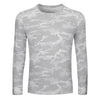 Light Gray Camouflage Long Sleeve Shirt