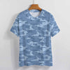 Light Blue Camouflage T-Shirt