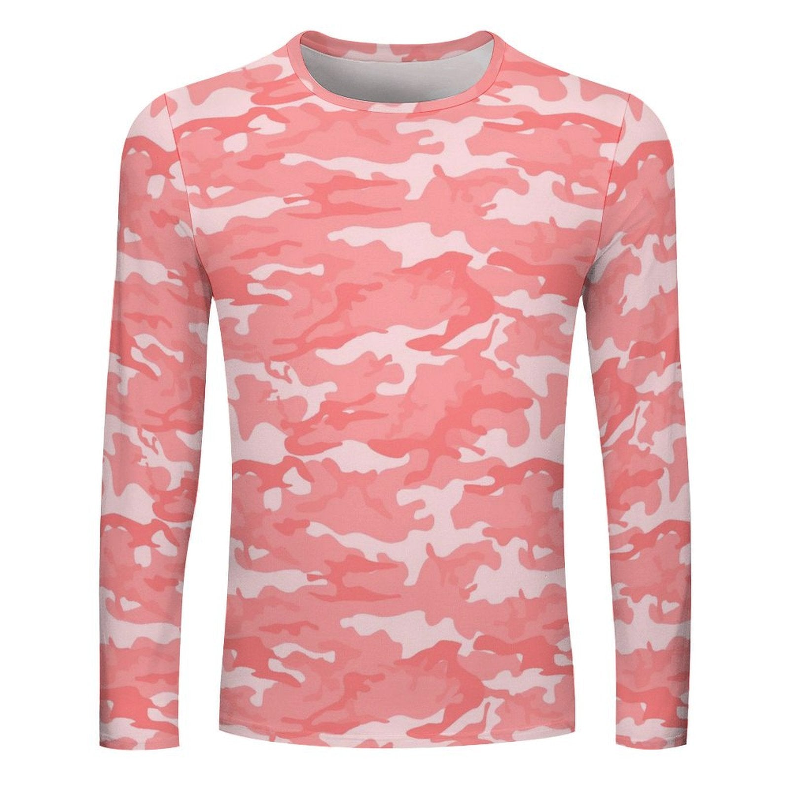 Light Red Pink Long Sleeve Shirt