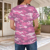 Pink Camouflage Women's T-Shirt