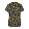 Dark Woodland Camouflage Women's T-Shirt