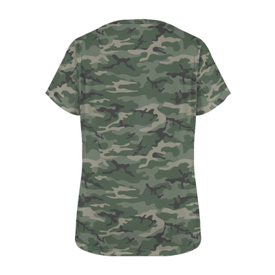Woodland Camouflage Women's T-Shirt