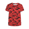 Red Camouflage Women's T-Shirt