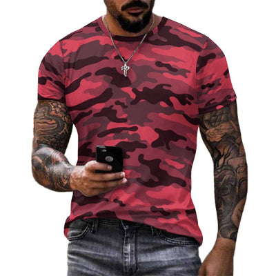 Red Camouflage T-Shirt