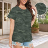 Dark Woodland Camouflage Women's T-Shirt