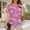 Pink Camouflage Women's T-Shirt