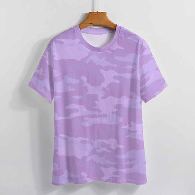 Light Purple Camouflage T-Shirt