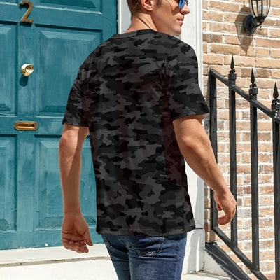 Dark Gray Camouflage T-Shirt