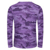 Purple Camouflage Long Sleeve Shirt