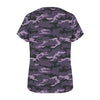 Dark Purple Camouflage Women's T-Shirt