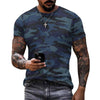 Dark Blue Navy Camouflage T-Shirt