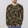 Dark Woodland Camouflage Long Sleeve Shirt