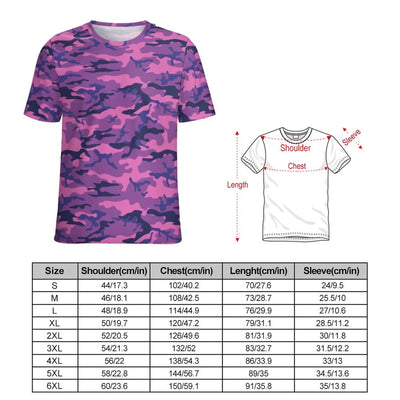 Purple Camouflage T-Shirt