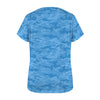 Light Blue Camouflage Women's T-Shirt