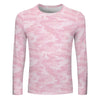 Light Pink Camouflage Long Sleeve Shirt