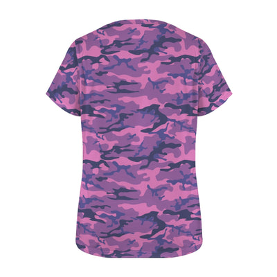 Purple Camouflage Women's T-Shirt
