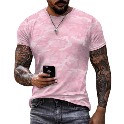 Light Pink Camouflage T-Shirt