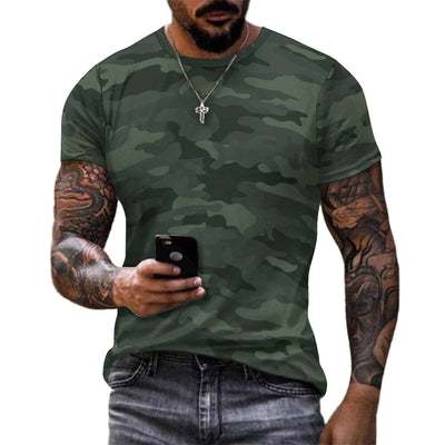Dark Woodland Camouflage T-Shirt