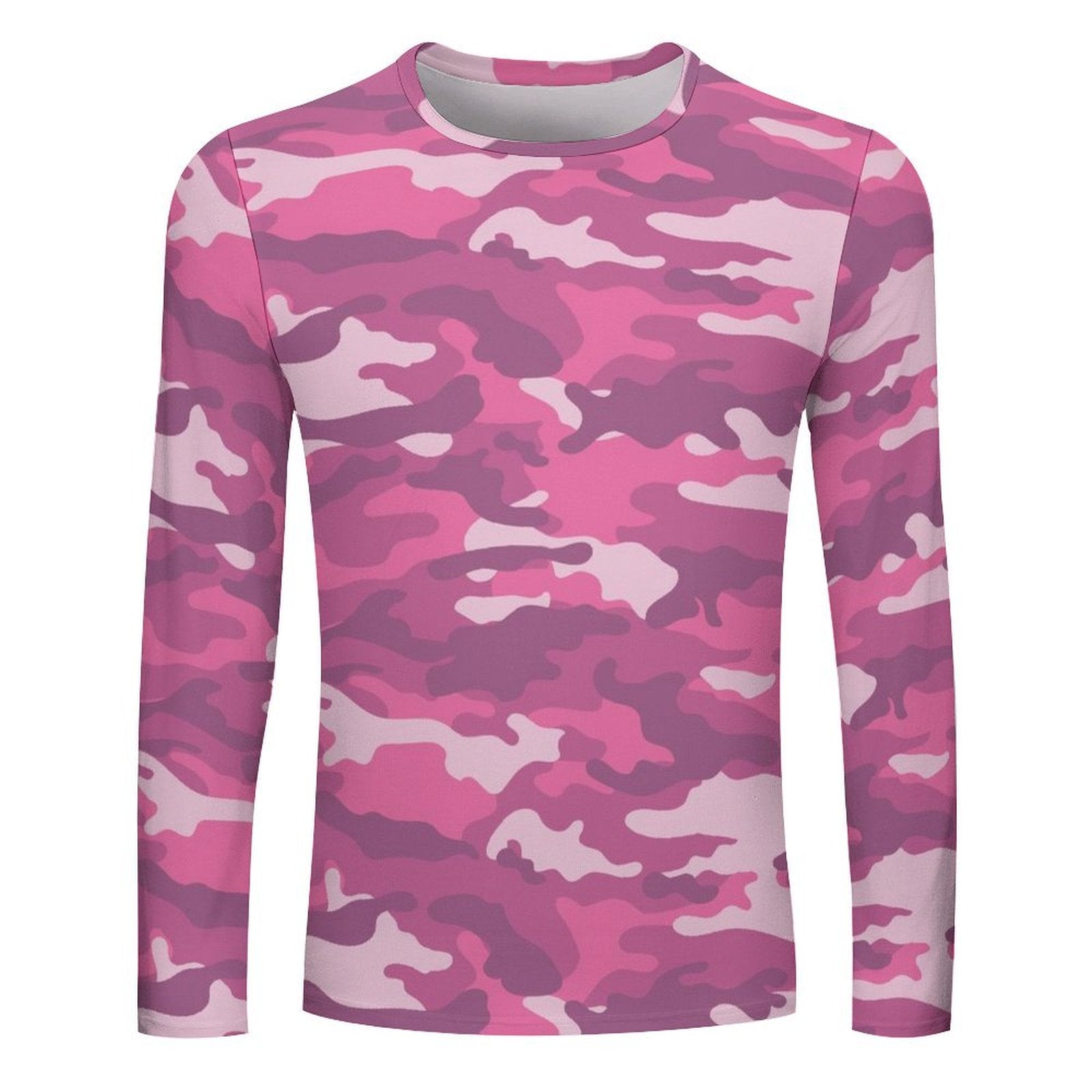Pink Camouflage Long Sleeve Shirt
