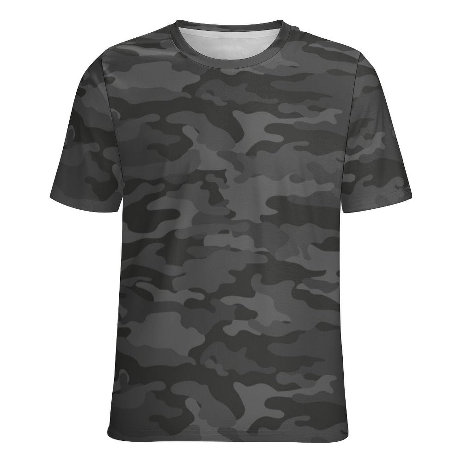 Dark Gray Camouflage T-Shirt