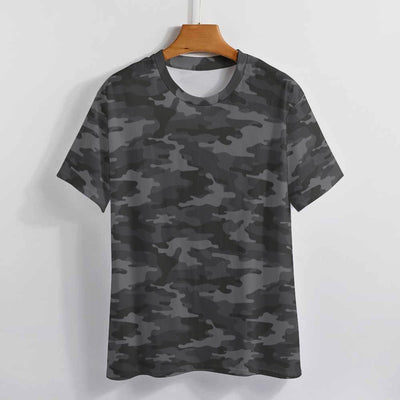 Dark Gray Camouflage T-Shirt