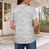 Light Gray Camouflage Women's T-Shirt
