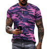fluorescent Pink Purple Camouflage T-Shirt