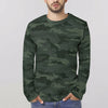 Dark Woodland Camouflage Long Sleeve Shirt