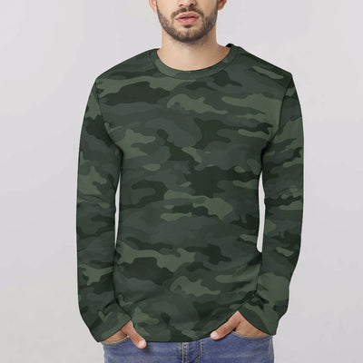 Dark Woodland Camouflage Long Sleeve Shirt