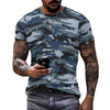 Blue Navy Camouflage T-Shirt