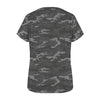 Dark Gray Camouflage Women's T-Shirt