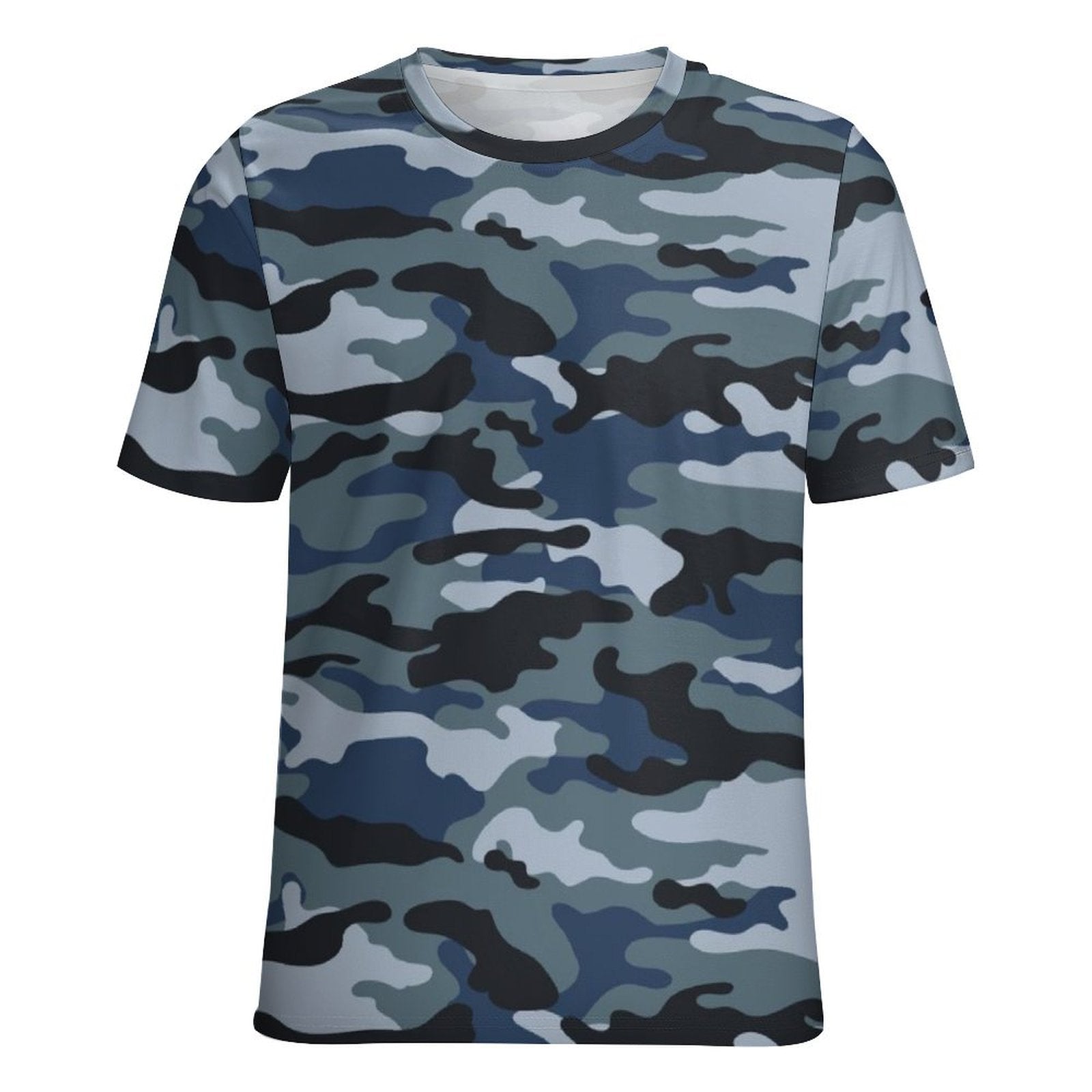 Blue Navy Camouflage T-Shirt