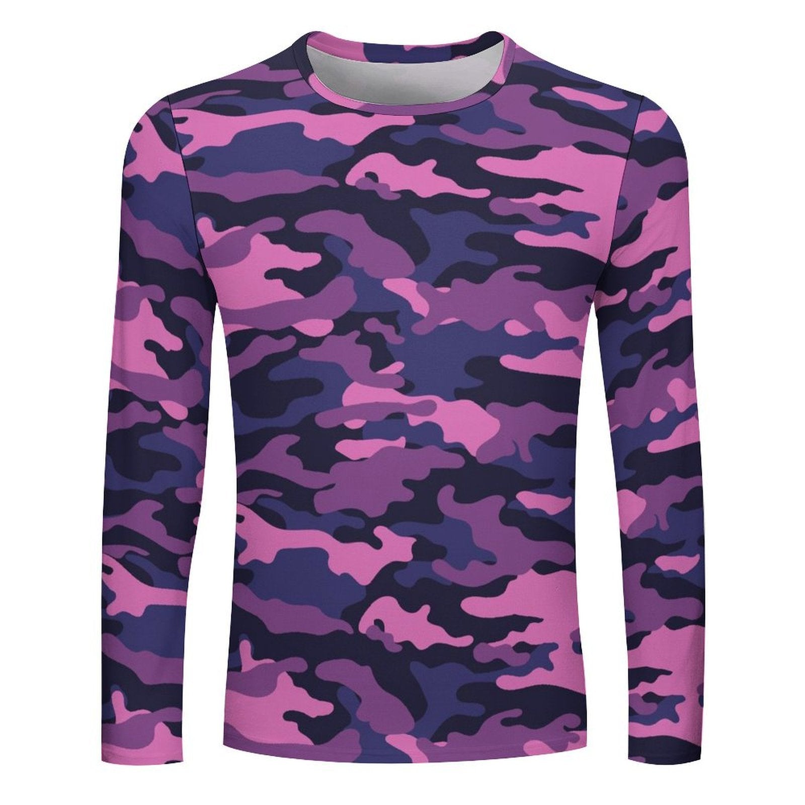 fluorescent Pink Camouflage Long Sleeve Shirt