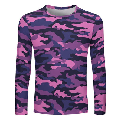 fluorescent Pink Camouflage Long Sleeve Shirt