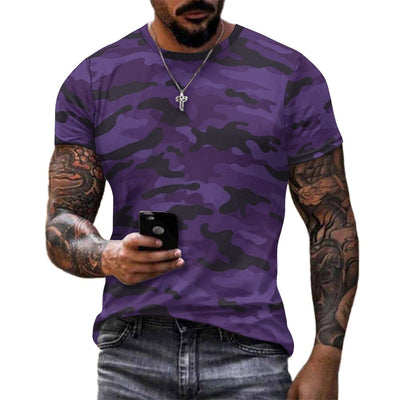 Dark Purple Camouflage T-Shirt