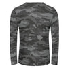 Dark Gray Camouflage Long Sleeve Shirt