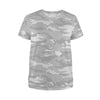 Light Gray Camouflage Women's T-Shirt