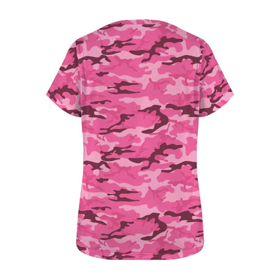 Pink Camouflage Women's T-Shirt