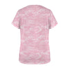 Light Pink Camouflage Women's T-Shirt