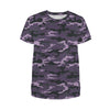 Dark Purple Camouflage Women's T-Shirt