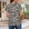 Woodland Camouflage Women's T-Shirt