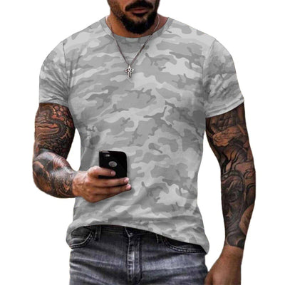 Light Gray Camouflage T-Shirt