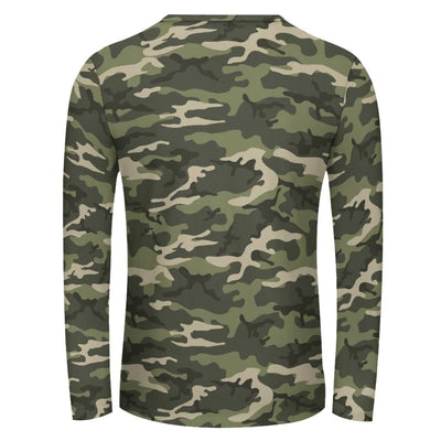Woodland Camouflage Long Sleeve Shirt