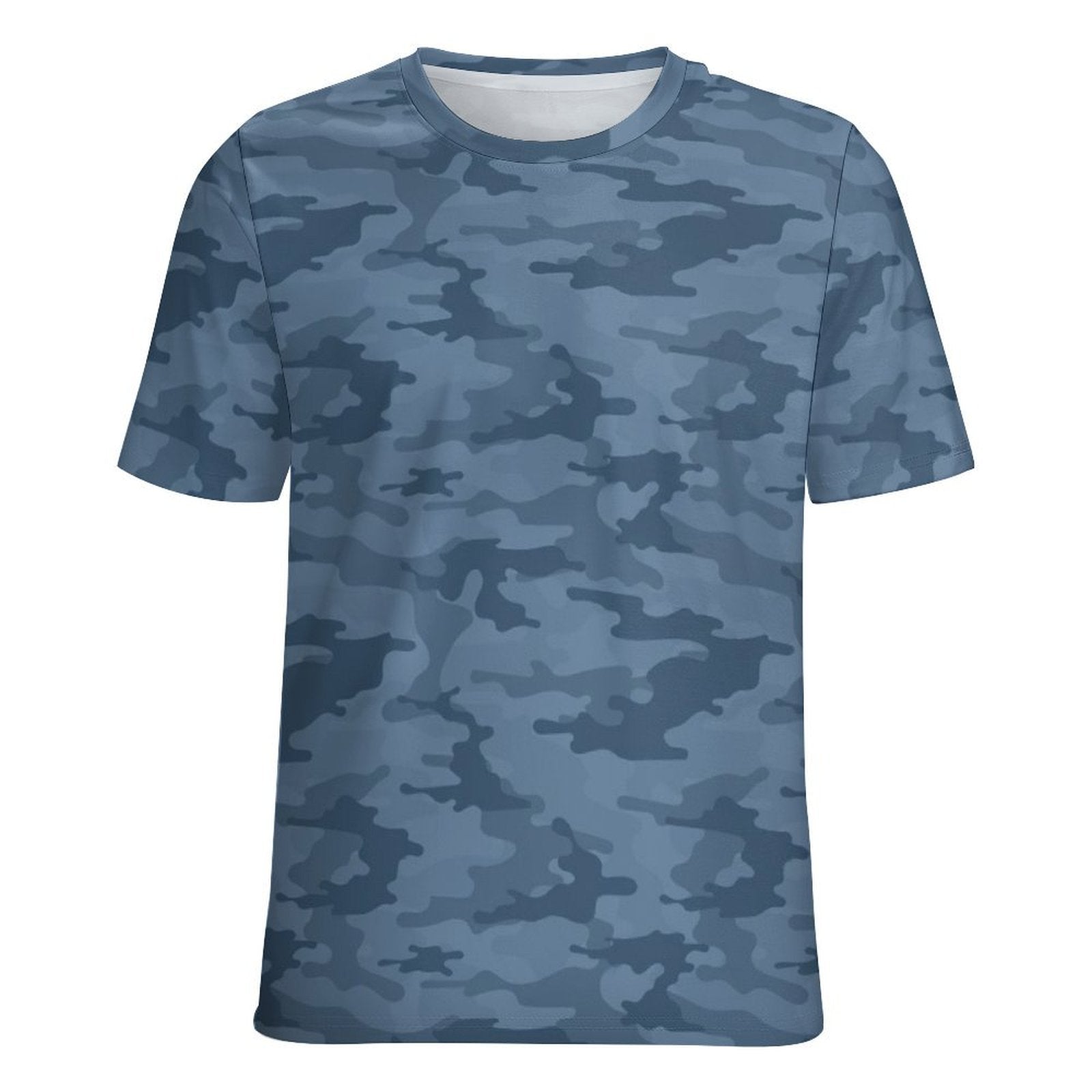 Steel Blue Navy Camouflage T-Shirt